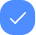 blue check